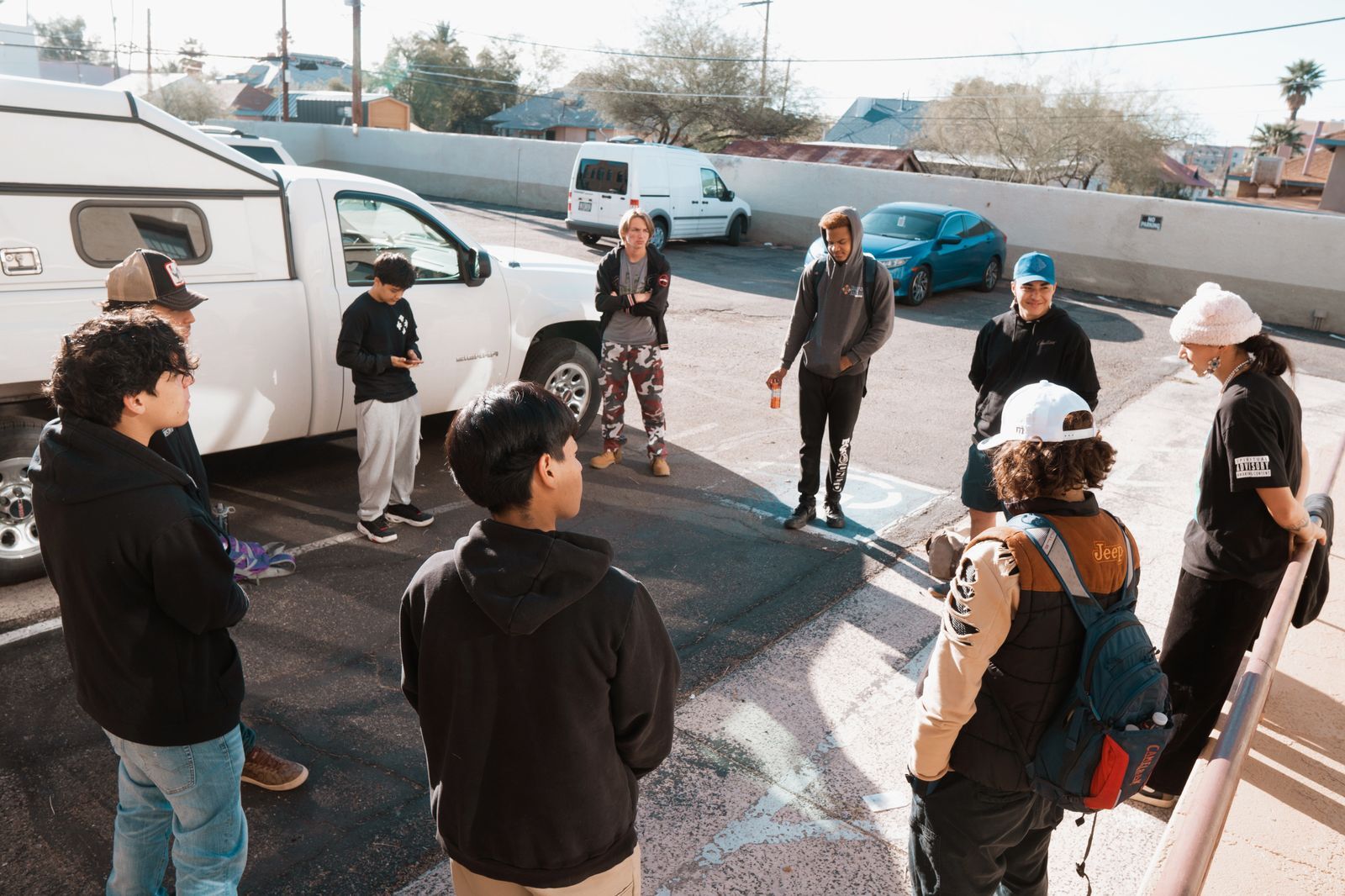 Youth in mentoring circle